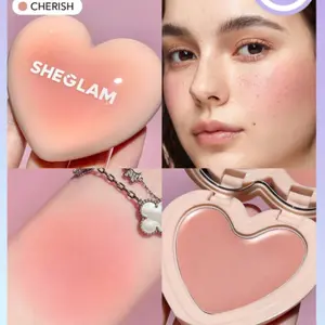 SHEGLAM Playing Cupid Cream Blush-Cherish for Cheeks and Eyes - Eyeshadow, Makeup