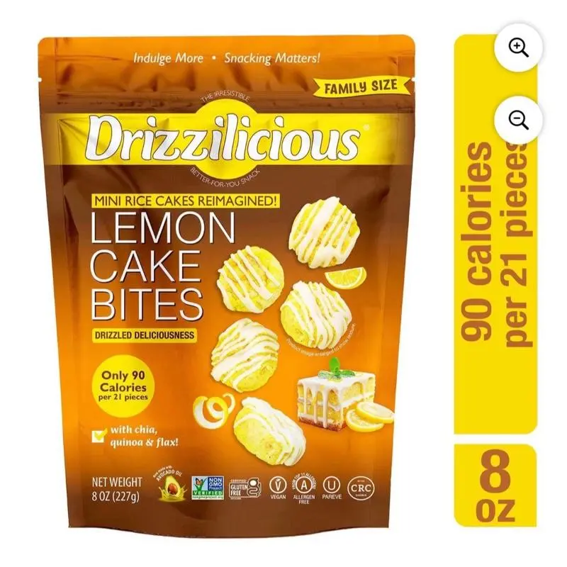 Drizzilicious Lemon Cake Bites 8 oz