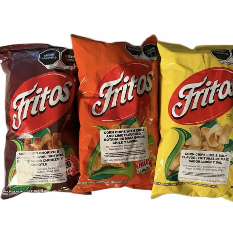 9 pack Mexican fritos 3 different flavors
