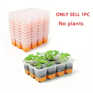 Seed Starter Tray, 120 Cells Seed Starter Kit, Reusable Silicone Seedling Starter Trays Base, Greenhouse Germination Tray Kit, Plant Labels and Garden Tools, Durable Growing Tray