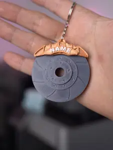 Brake Disc Keychain