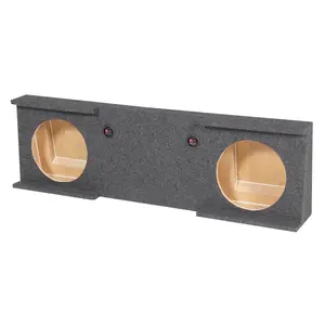 QPower Dual 12" Sub Box - Chevy Silverado Crew Cab & GMC Sierra Crew Cab 07-13