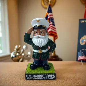 Marine Corps Salute Statue, Marine Corps Salute Ornament, Desktop Decoration for Home Office, Home Decor, Room Decor, Office Decor