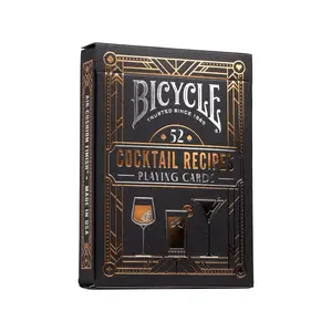 Bicycle Playing Cards Cocktail Recipes Deck - Drinking & Party Card Game, 52 Classic Drinks, Art-Deco Design, Suitable for 12+ Years, Toys & Hobbies Item, Drinking Card Game