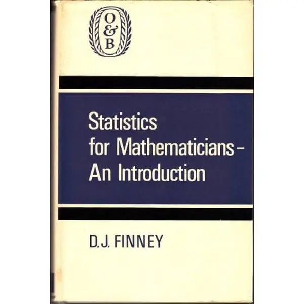 USED-Statistics for Mathematicians: Introduction by D J Finney (Hardcover)