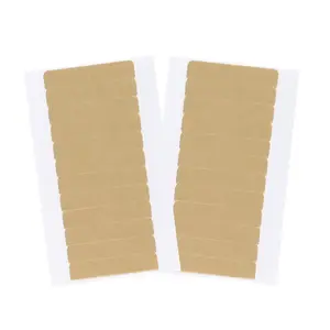 Hotbanana Greenish Hair Extension Tape 24pcs Double Sided Adhesive Replacement Tape Professional Strong Tapes for Tape in Hair Extensions 1.6 * 0.3inch per Piece