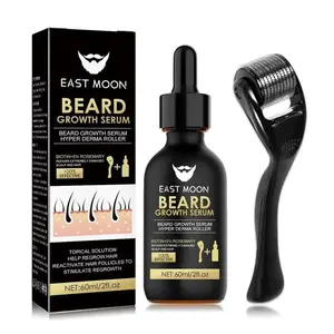 Men's Beard Care Oil with Roller, Gentle Cleansing Beard Care Oil, Beard Moisturizing Oil, Beard Care Product for Men, Birthday Gift