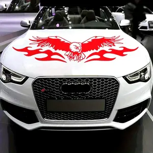S0118 Flying Eagle Self-adhesive Sticker Car Engine Hood Cover Side Sticker Ethylene PVC Car Exterior Decoration Film