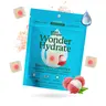 WonderHydrate Electrolyte Gummies by Plant People - Zero Sugar, Dual-Layer Hydration Gummies - Salty Lychee Flavor Daily Electrolyte Chewable Supplement Clean Fitness Supplement Healthcare