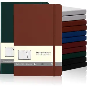 12 Pack Lined Journal Notebooks for Women & Men, 240 Pages, Medium 5.5" x 8.3", Hardcover, Journaling Notebook for Work & Note Taking, Fits for School  Business, Journals for Women, Men