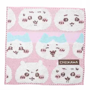 Chiikawa Face Pattern Wash Towel