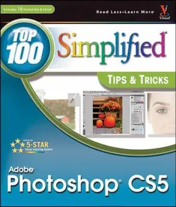 USED-Photoshop CS5: Top 100 Simplified Tips and Tricks by Lynette Kent (Paperback)