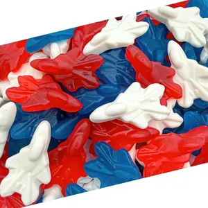 Red White and Blue Candy | 1 Pound Bag | Patriotic Candy | Gummy Planes | 4th of July Gummies | Memorial Day & Themed Party Favors | Assorted Berry Flavors