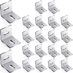 18 Pcs Heavy Duty Wood Table Top Expansion Bracket Steel Z Clips Fastener Connector Table Top Woodworking Fasteners Hardware Mounting Tabletop Connector Bracket Classic Silver