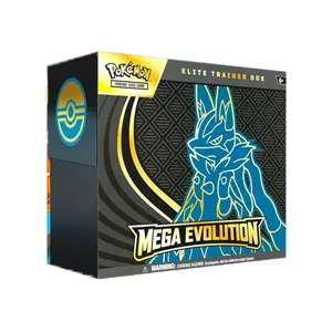 Pokémon Lucario Mega Evolution Elite Trainer Box - Official Trading Cards Game Collection