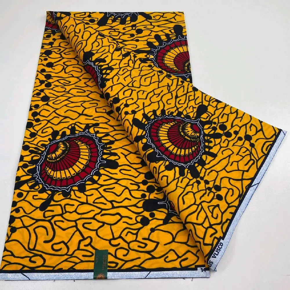 Authentic African Print 100% Cotton 6yards Authentic African Print 100% Cotton 6yards