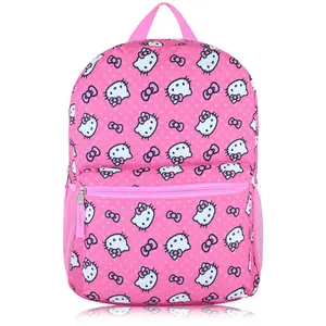 Sanrio Hello Kitty Backpack for Kids | Hello Kitty Bookbag for Girls, Boys, Unisex | Toddler Travel Bag, Cute Lightweight Bag for School | Ages 3+
