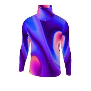 Oui ‘’ The Noëlle ‘’ Men’s TurtleNeck Menswear Fashion Long Sleeve Multicolor Tops