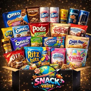 Snack Vault Assorted International Exotic Snack Cakes & Pastries Multipack Food Gift Bundle - 1 Ambient, Shelf-Stable Everything Boxed Combo, Mixed
