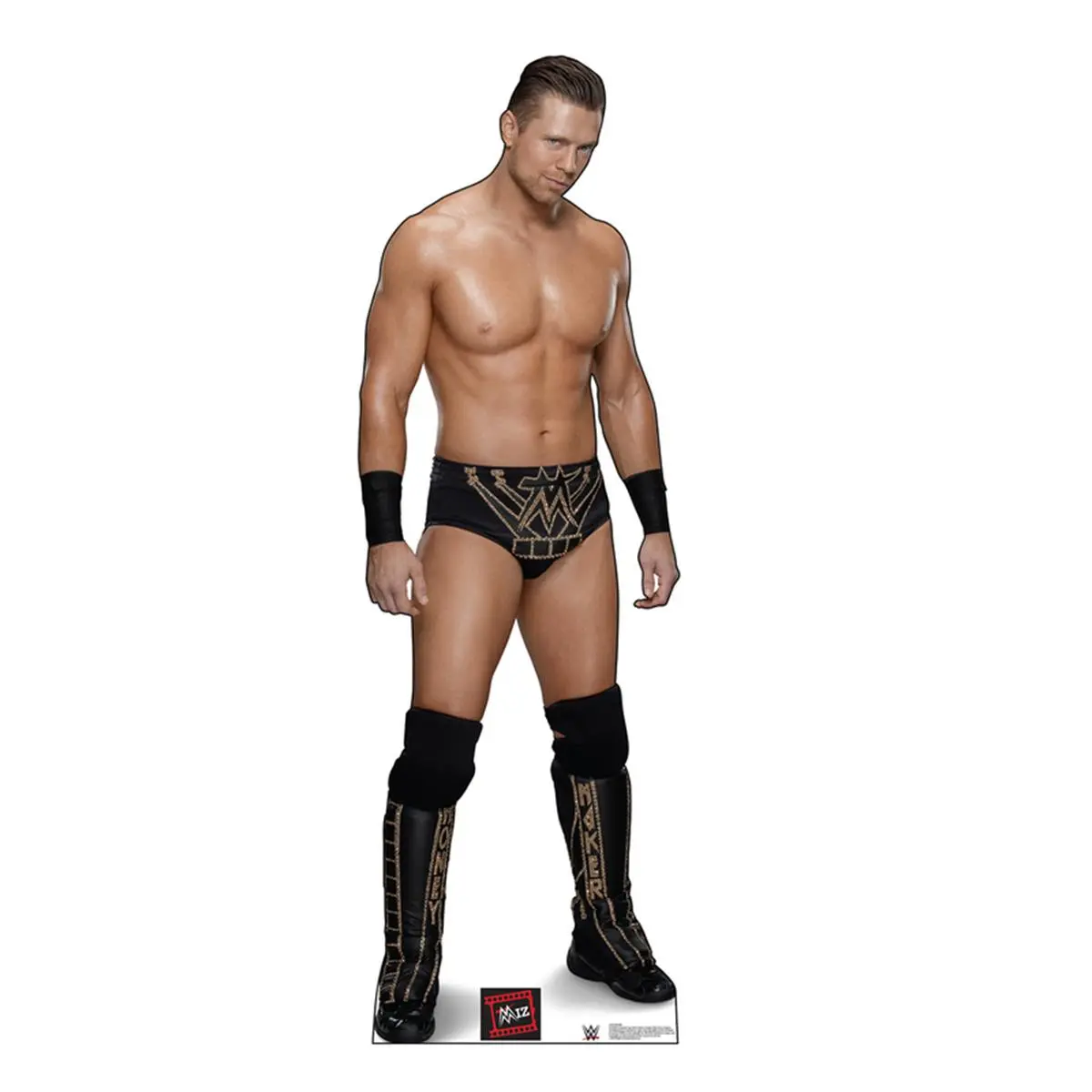 Advanced Graphics 2758 WWE Miz Standing Cardboard Cutout, 73x24 in Easel-Backed Decorative Photo Prop, Watch Party & Home Supplies Accent