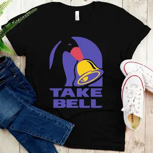 Goose TAKE BELL Taco Bell Untitled Goose Game Meme Illustration  T-Shirt