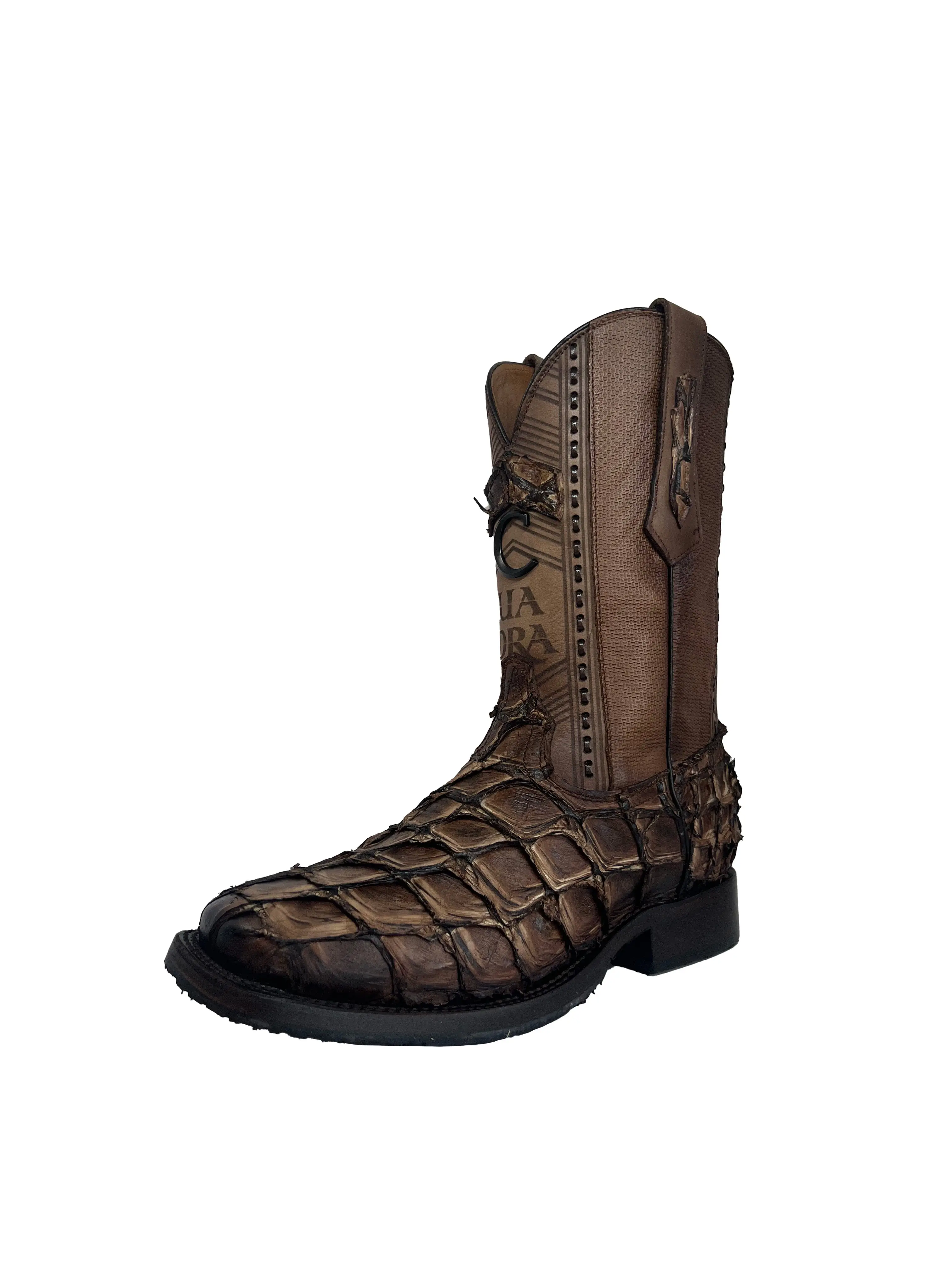 Bota De Pirarucu Asturias Miel - Cuadra - Cuadrado