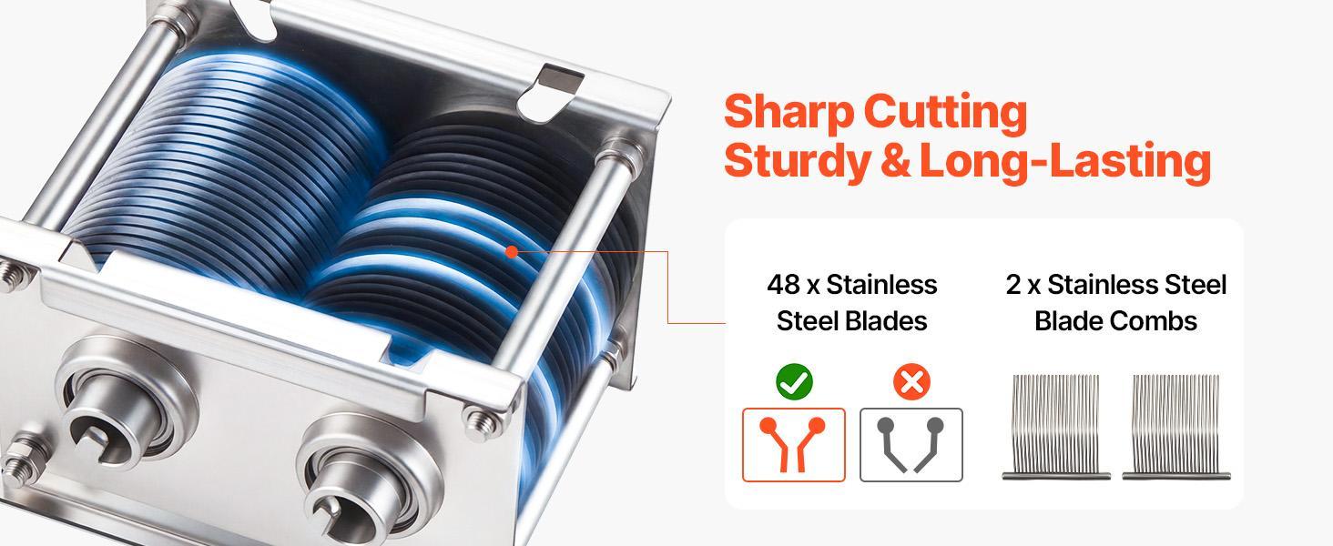 【Summerfinds】VEVOR Meat Cutting Machine, 850W Commercial Slicer, 3.5mm Heavy Duty Stainless Steel Blade Shredder for Boneless Meat Soft Vegetables, Electric Food Slicers for Kitchen Restaurant Supermarket