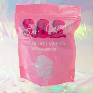 One Bag of Bubble Gum Cotton Candy Snack Sweet