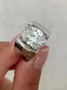 Women's Elegant Geometric Design Ring, Zirconia Plated Copper Jewelry, All-Season Fashion Accessory for Women