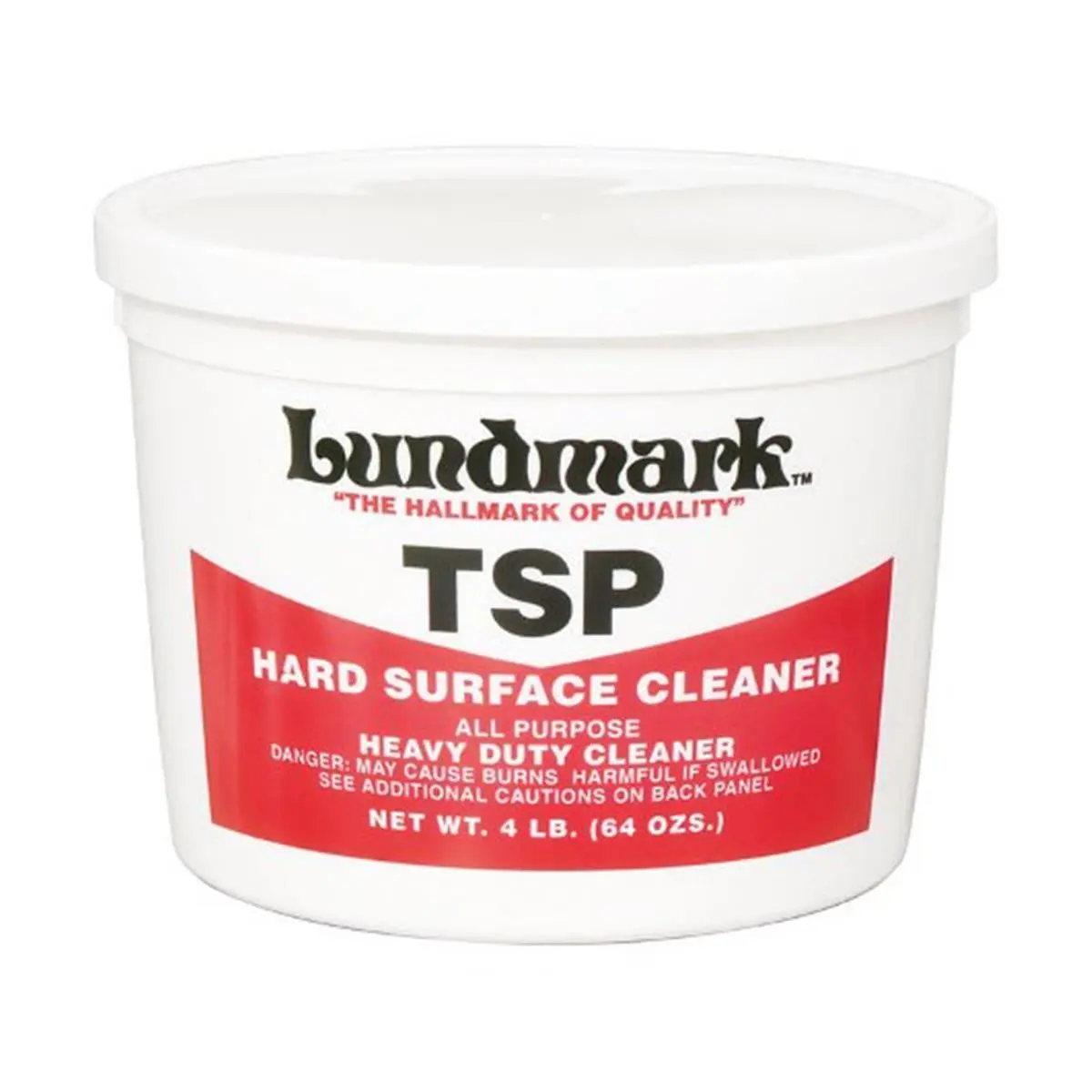 Lundmark 212 MAIN TSP Trisodium Phosphate Solid Heavy-Duty All-Purpose Cleaning Detergent, Aluminium-Enhanced (4lb Tub) 4-Pack - Home Supplies for Households' Indoor Garage, Wall & Floor Care