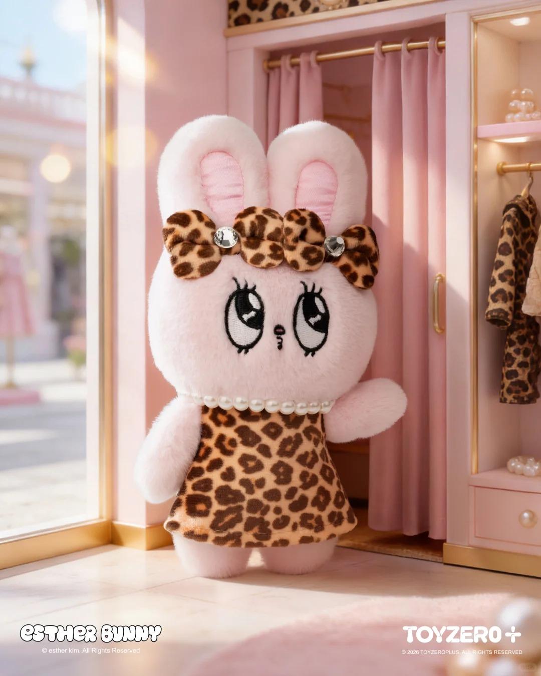 Esther Bunny Fashion in Motion Plush Keychain Series Blind Box Plush Blind Box Cute Anime Vinyl Plushies Collectible Birthday Gifts for Girls Perfect New Year Gift, Unique HolidayHome & Office Decorations