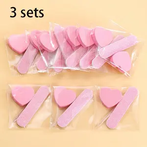 Nail Art Tool Set (3/6/10/20 Pieces), Includes Nail File, Polish Block, Crystal Rod, Ideal for Fingernails, Toenails, and False Nails