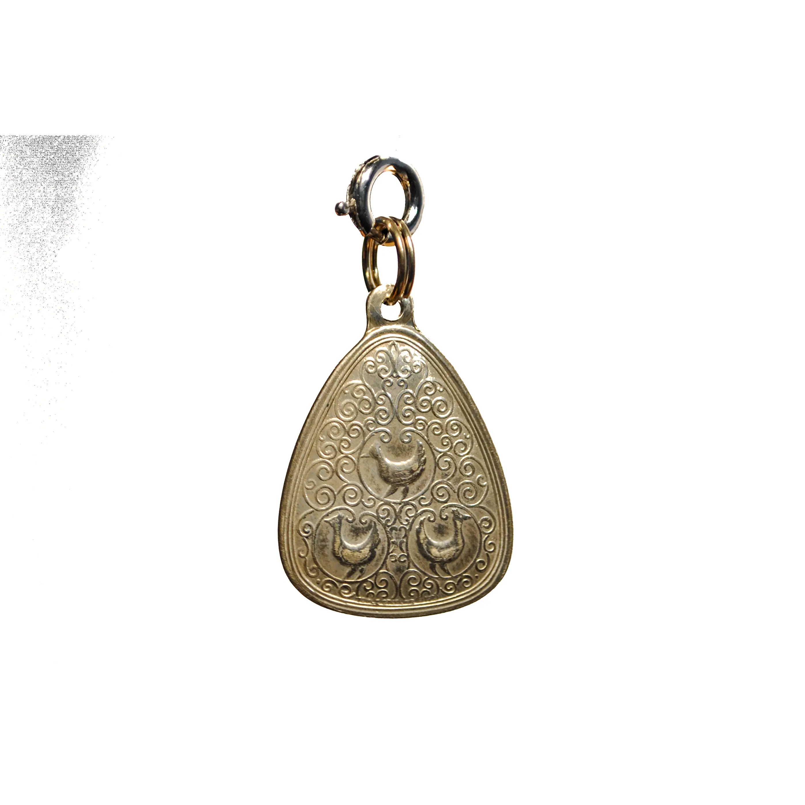 Vintage Towle Silversmiths Charm Third Day of Christmas - Three French Hens Vintage Towle Silversmiths Charm
