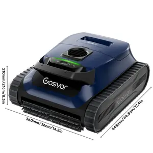 2026 Pool Cleaner Robot Wall & Waterline Cleaning 150-Min Battery Life for Smart Mode, 200-Min Battery Life for ECO Mode with APP