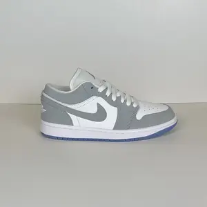 Nike Air Jordan 1 Low Wolf Grey Women's Sneakers Shoe Footwear