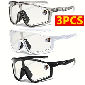 Set of 3 Large Photochromic Glasses for Men And Women