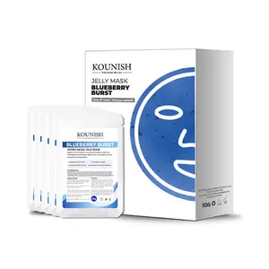 KOUNISH Blueberry Burst Hydro Facial Jelly Mask | Hydrating Peel Off Mask