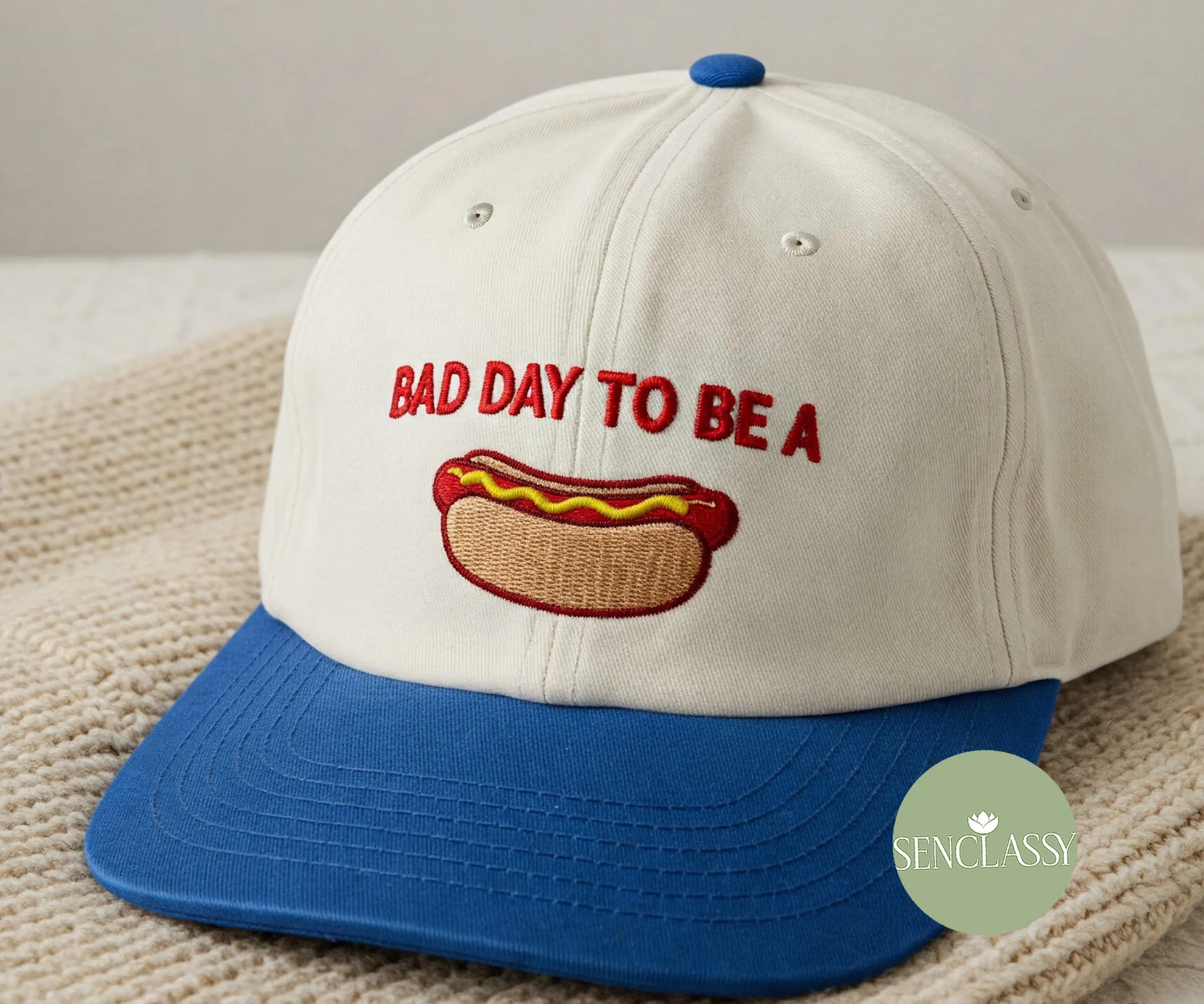 Funny Embroidered Trucker Hat Adjustable Cotton Baseball Cap Unisex Silly Embroidered Baseball Hat - Etsy main image 2