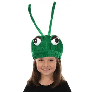 Kids Grasshopper Plush Costume Hat