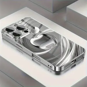 Trendy And Unique Electroplated Glass Phone Case, Shockproof Function,for iPhone 17 Pro Max Phone Case 17 Air 16E 16 Pro Max 15 Pro Max 15 Plus 14 Plus 13 12 11 Phone Cases