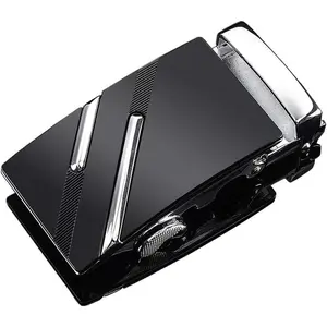 Men's 40mm Ratchet Belt Buckle Only for 1 3/8 Slide Belt Strap Automatic Leather Belt Buckle Replacement