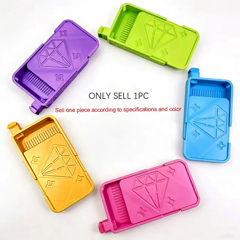 High-Quality Diamond Painting Drill Plate, Multi-Color Options, Anti-Slip Texture Design, DIY Handmade Tool Accessory, Craft, Diamond Art Tools