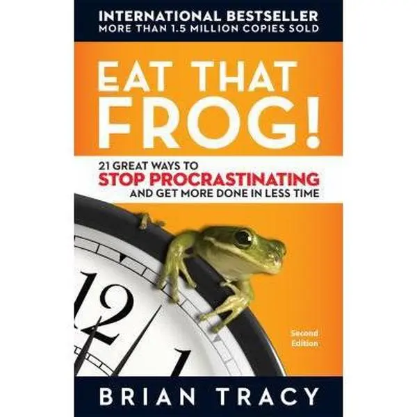 USED Book - Eat That Frog!: 21 Great Ways to Stop Procrastinating and Get More Done in Less Time by Brian Tracy (Paperback) - english