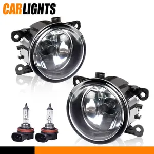 Fit For Acura Honda Ford Nissan Suzuki 1Pair Fog Lights Lamp Clear w/ H11 Bulb