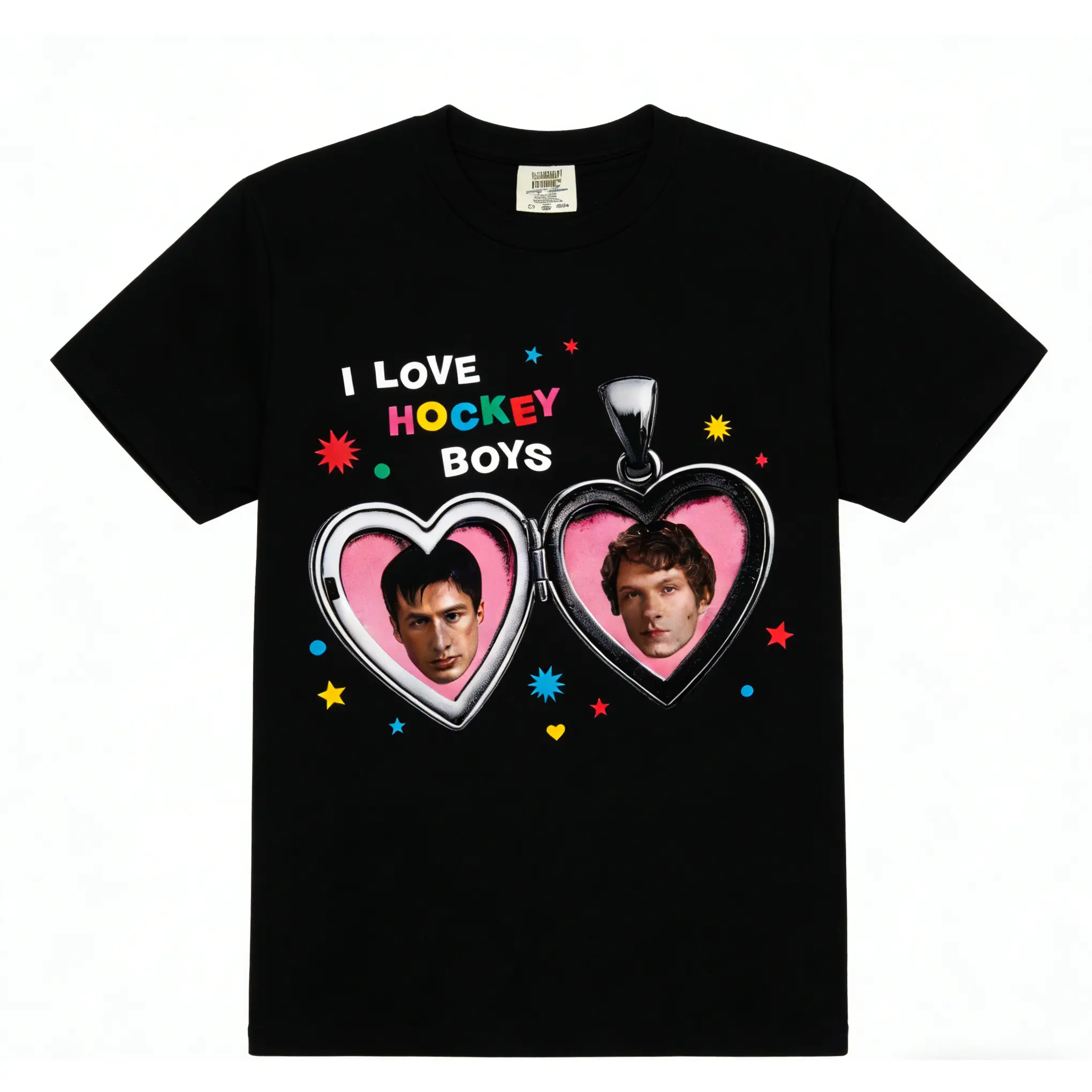Heated rivalry cotton merch funny graphic Shirt Hollanov Ice Hockey I Love Hockey Boys Tee Shane Hollander Ilya Rozanov y2k fashion Streetwear fan Top Trending fan Gift