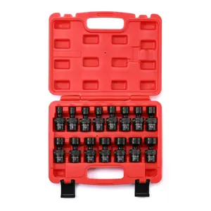 CASOMAN 15 PCS 3/8" Drive Standard Universal Impact Socket Set, 6-Point, Metric, 8mm - 22mm, #TikTokShopBlackFriday