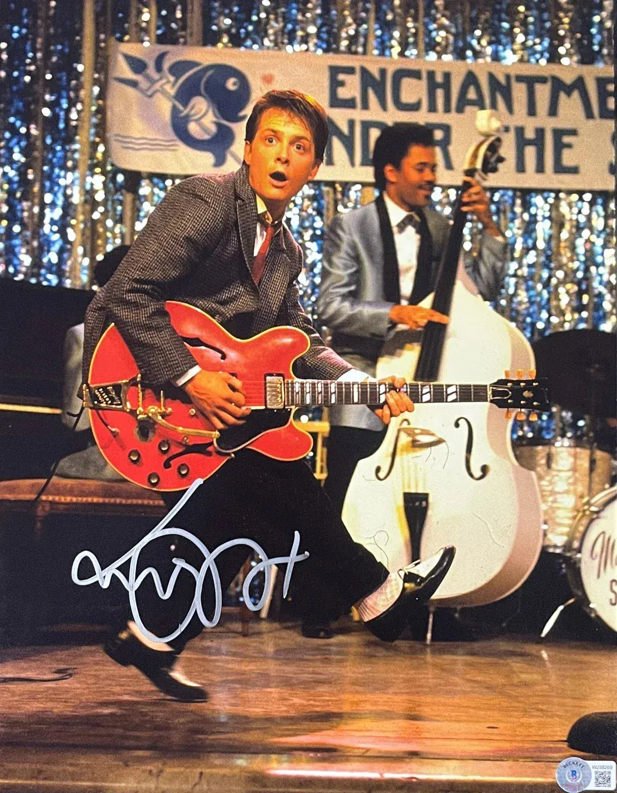 Michael J Fox Authentic Autographed 11x14 Photo