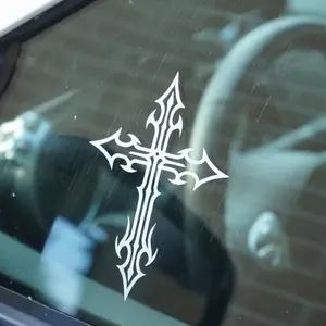Gothic Cross | Car Sticker Vinyl Decal | Windows Laptops Etc Z
