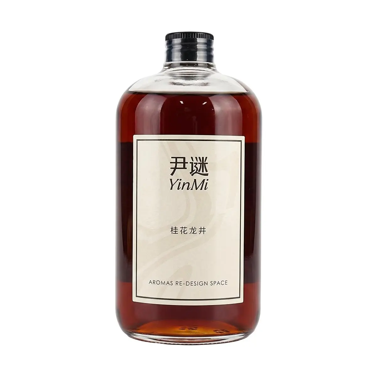 Yinmi Scented Osmanthus Oolong Tea Reed Diffuser Refill - Aromatic Scented Oil Diffusers Flameless Fluid for Home Fragrance, Long-Lasting Scent