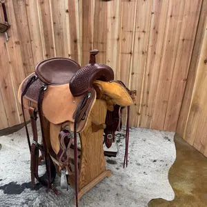 R Bar B Ranch Cutter Saddle, 15" Seat
